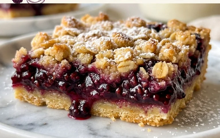 Blackberry Pie Bars