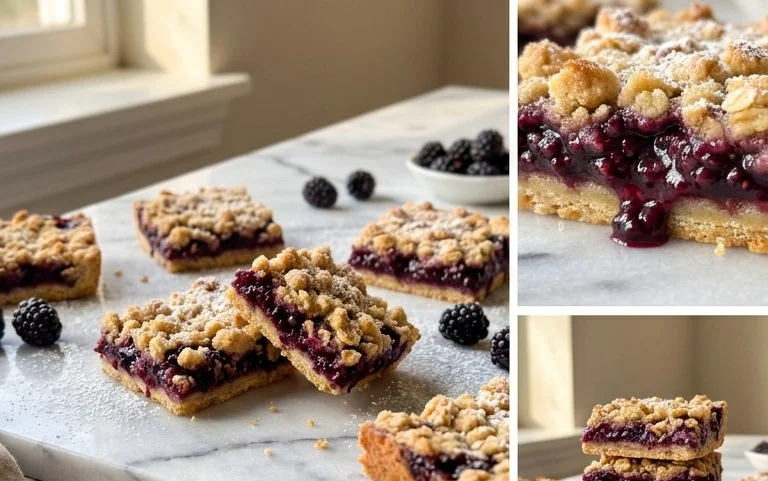 Saftige Brombeer-Pie-Bars: Einfaches Rezept