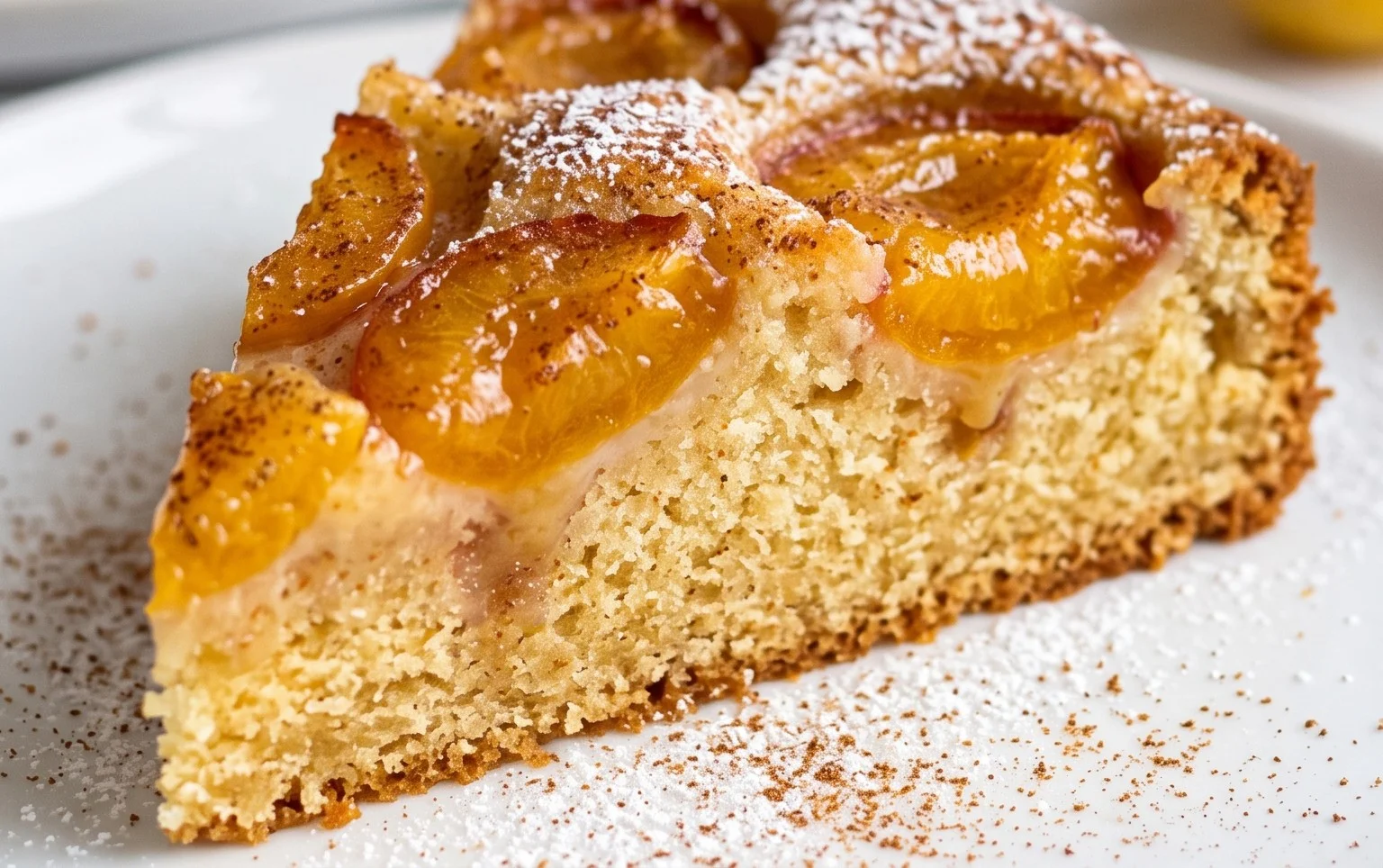 Mirabellenkuchen aus gelben Pflaumen mit Zimt