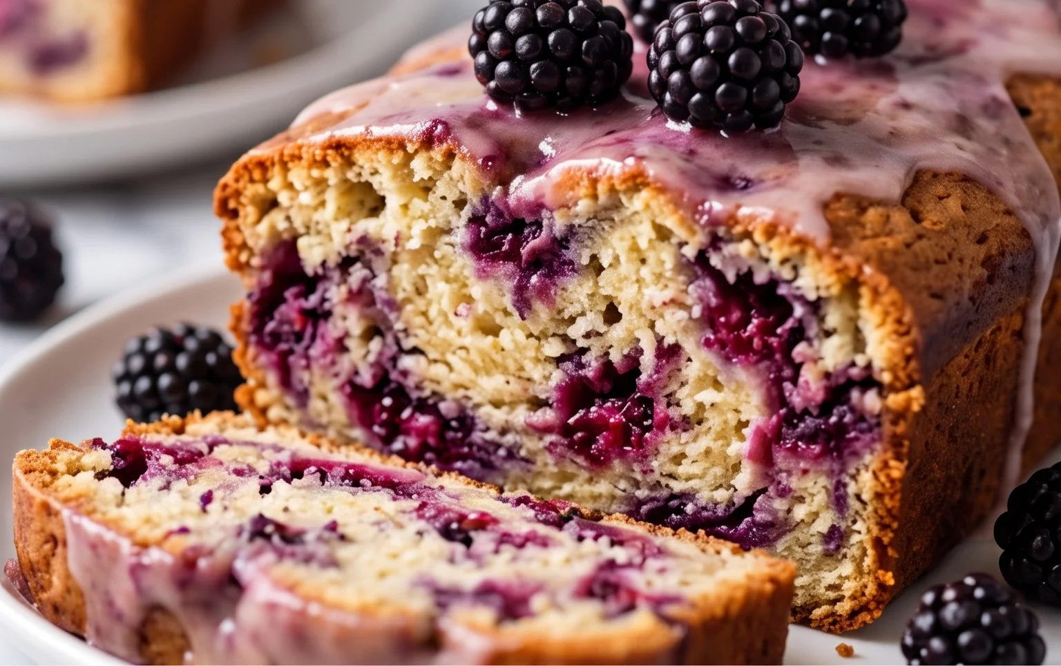 Blackberry Pound Cake Recipe