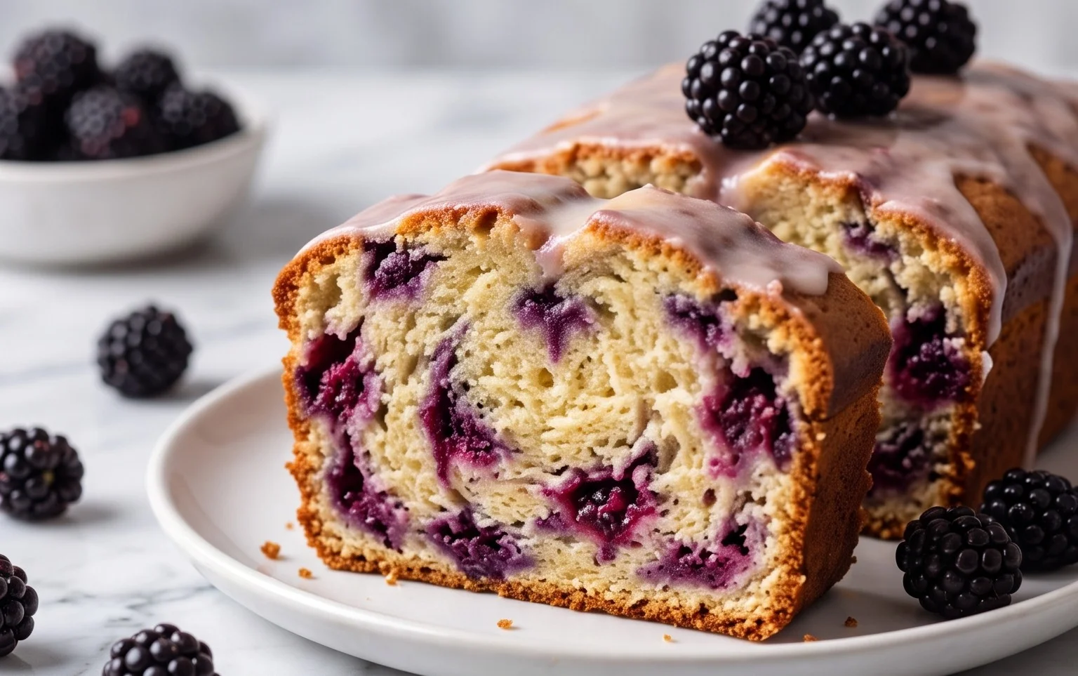 Brombeer-Pound Cake Rezept: Saftig & Butterreich