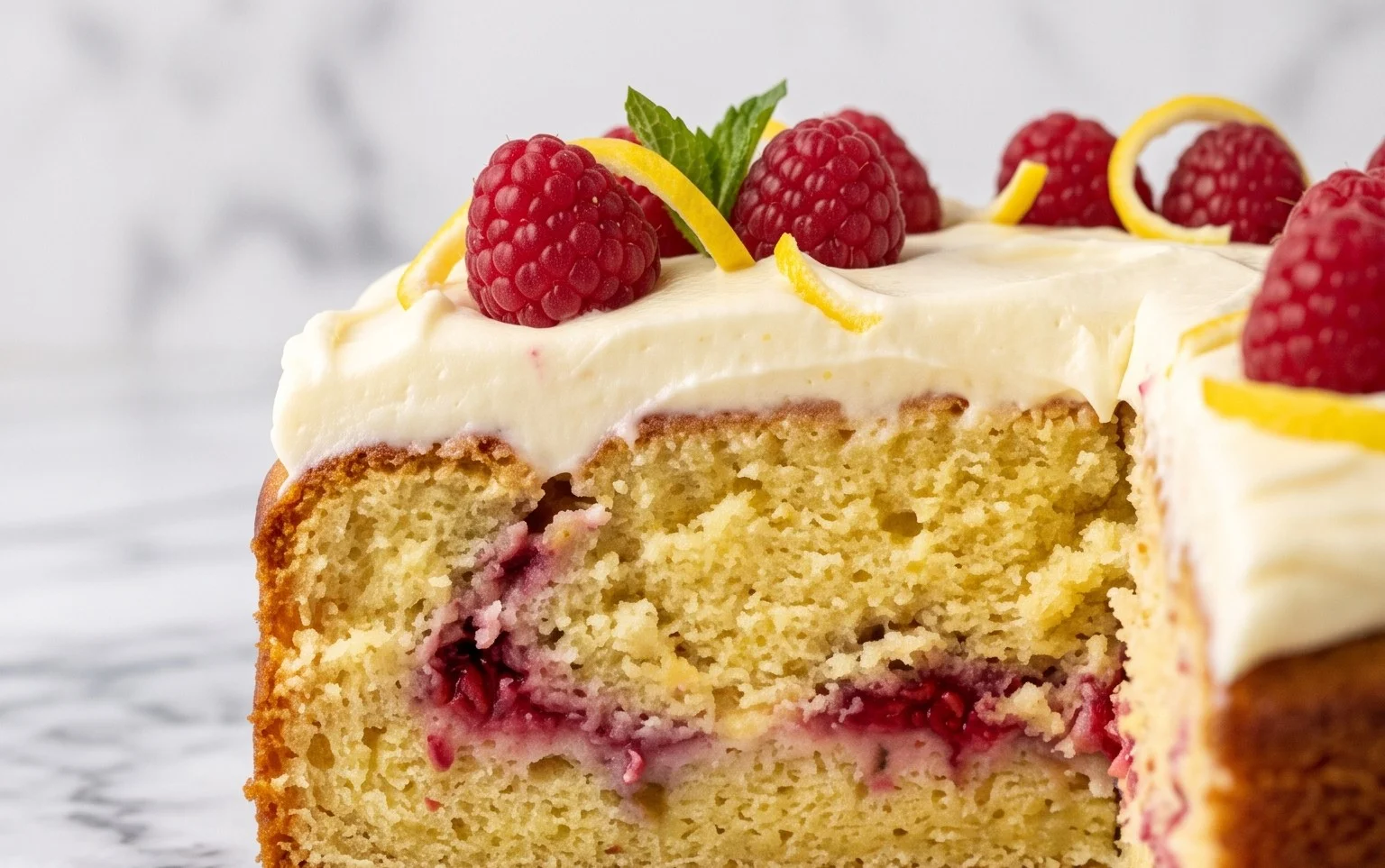 Raspberry Lemon Cake